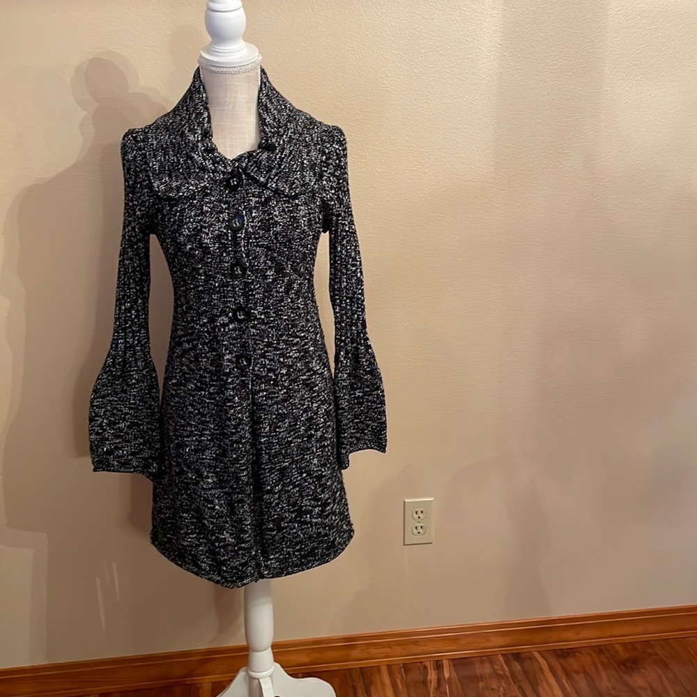 Style & Co WOMENS Button Long Knit Cardigan size small